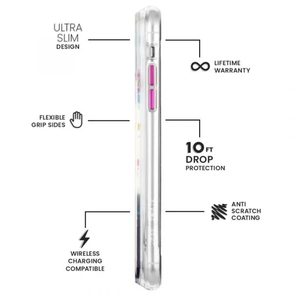 iPhone 11pro size 5.8. Waterfall confetti case. - Picture 4 of 5